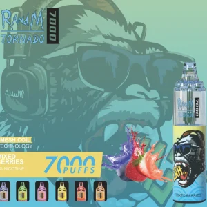 RANDMTORNADO7000 4Vape jetable Randm Tornado 7000 bouffées| Mixed Berries