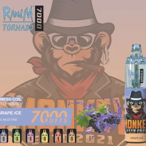 RANDMTORNADO7000 8Vape jetable Randm Tornado 7000 bouffées| Grape Ice