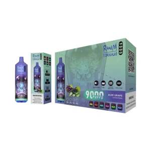 RandM Tornado 9000 Puffs 11RandM Tornado 9000 Saveurs Intenses Vape| Aloe Grape